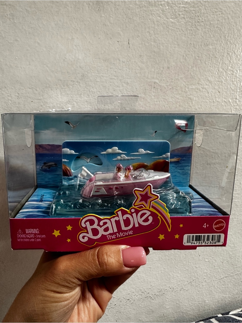 NEW Mattel Barbie movie MINI Barbie Ken speedboat